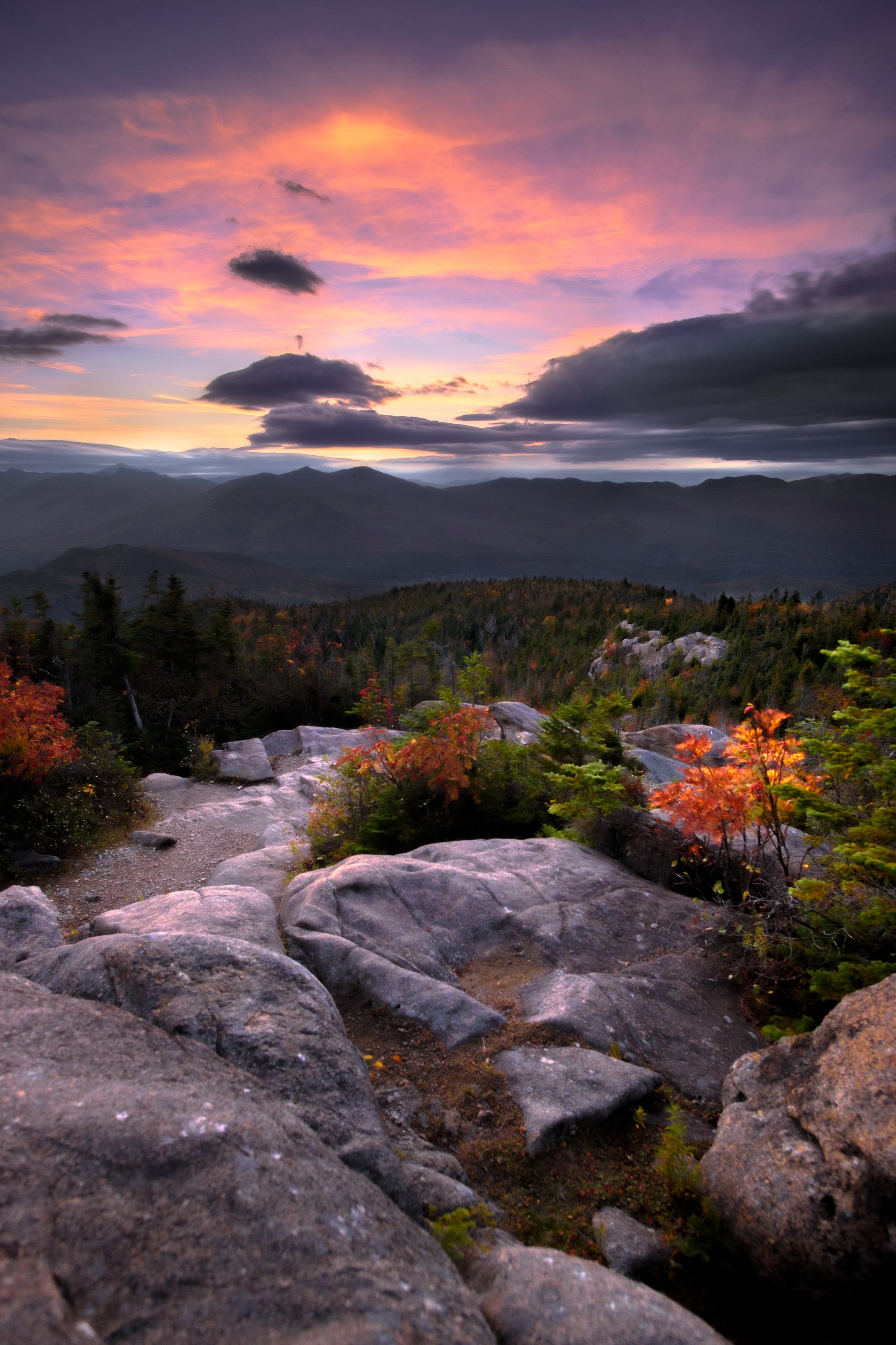 Sunset View from Hurricane Mountain