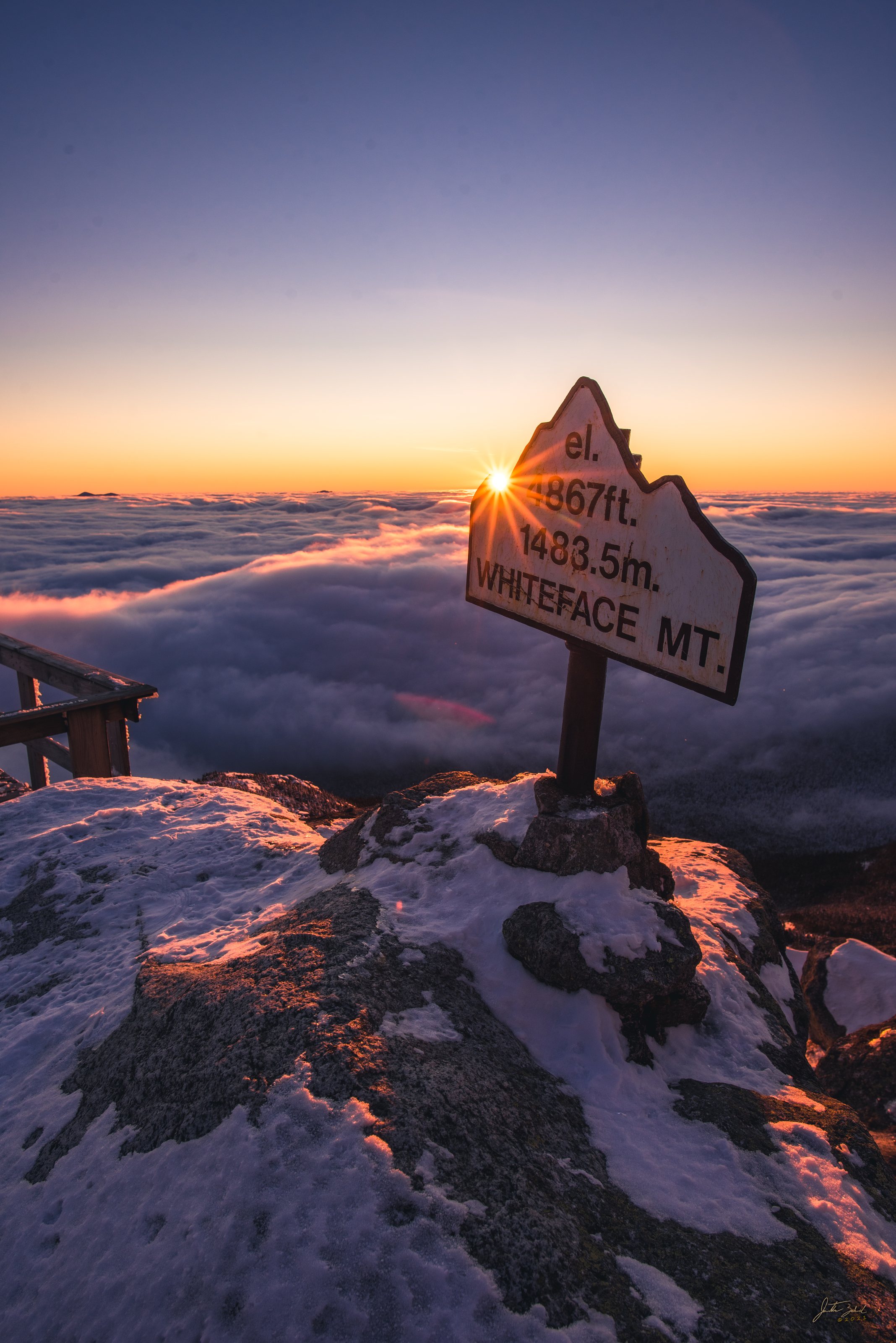 Sunset from Whiteface Mountain
