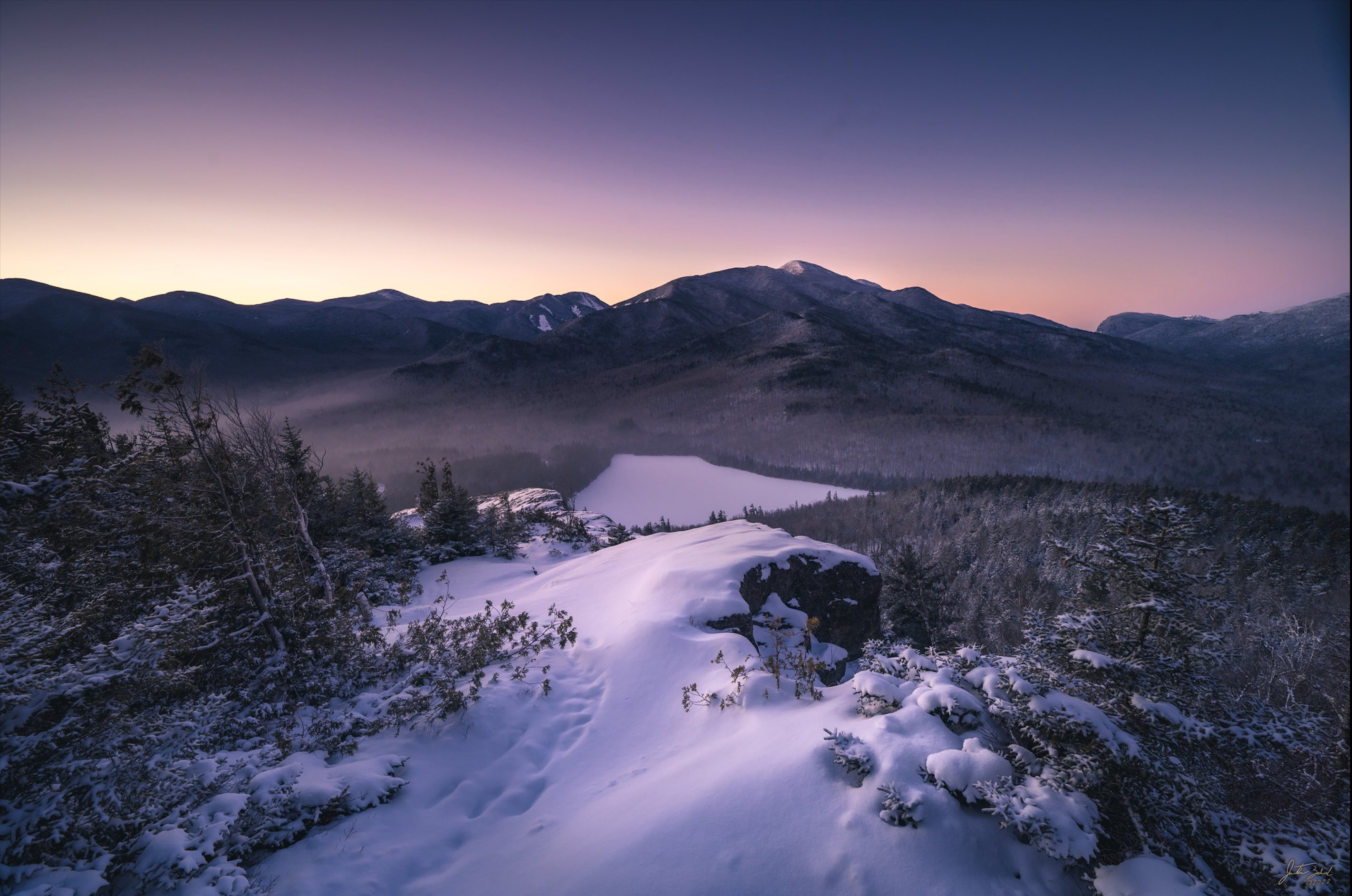Twilight over Mount Jo