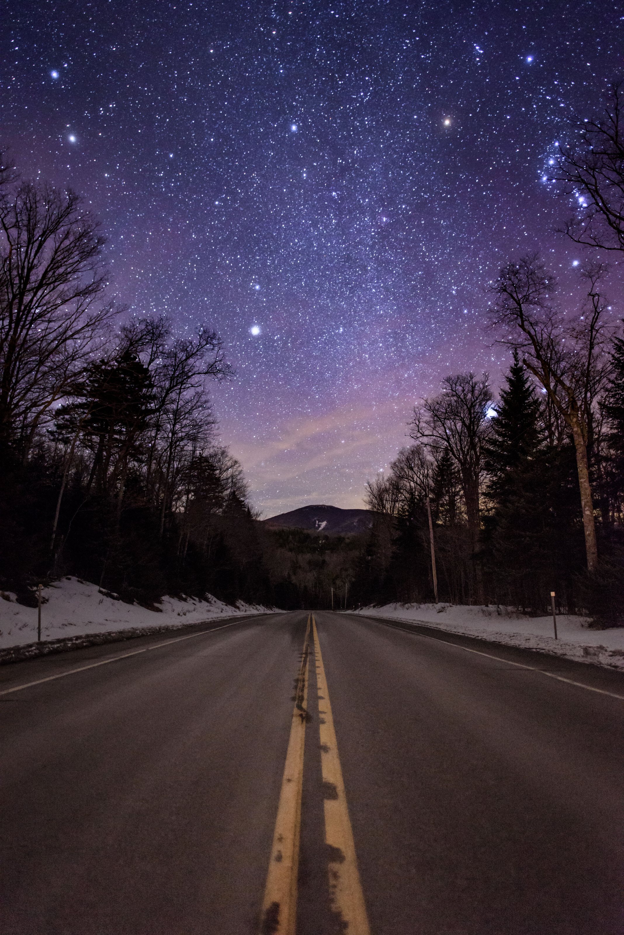 Cascade Mountain under the Stars