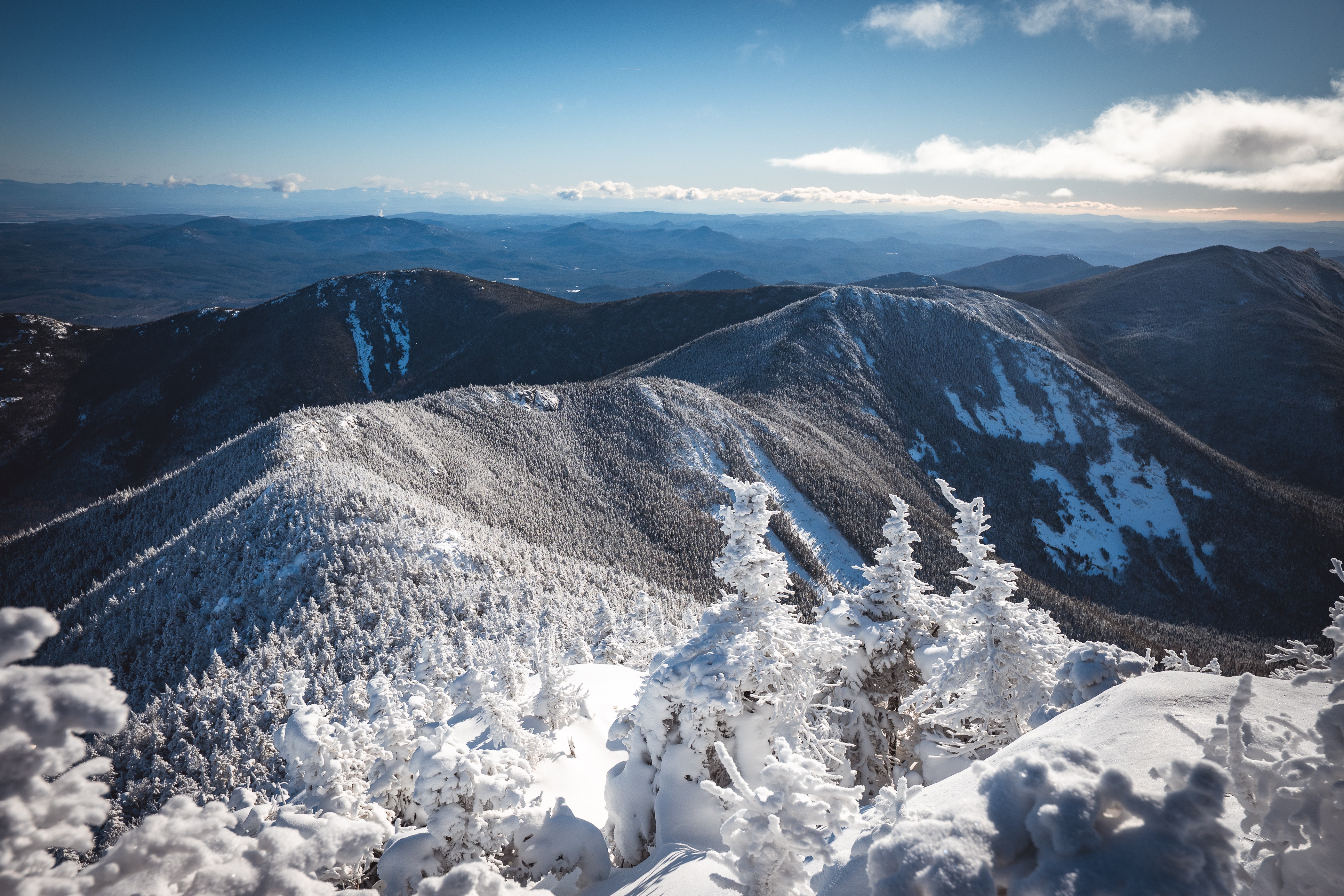 Winter High Peaks from Dix Mountain