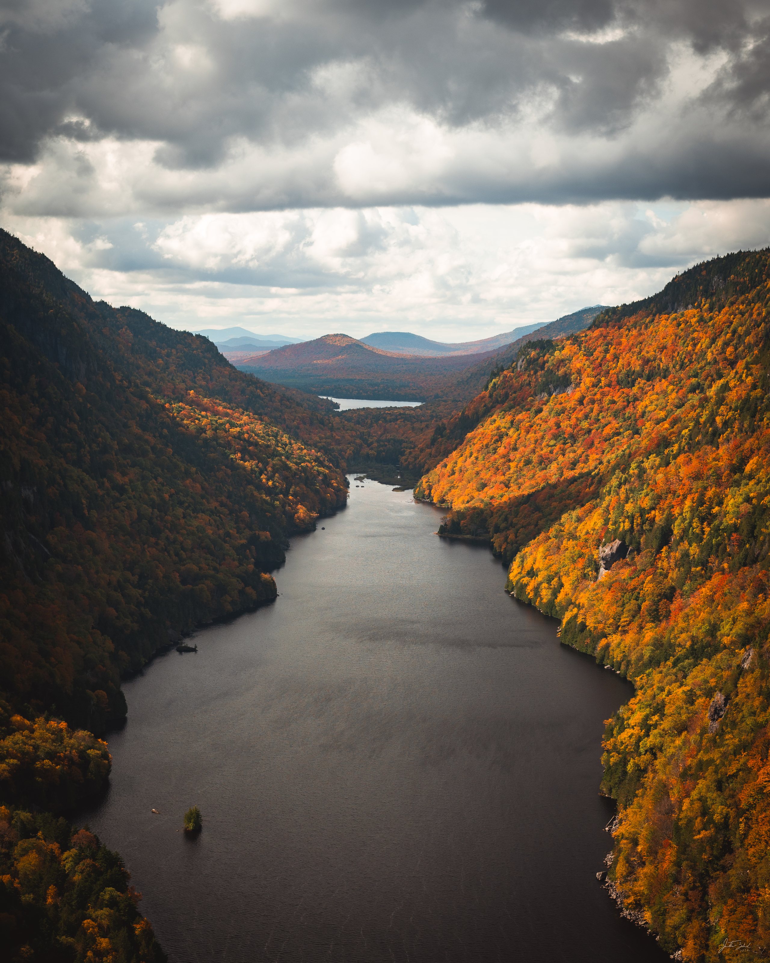 Indian Head View over Lower Ausable Lake